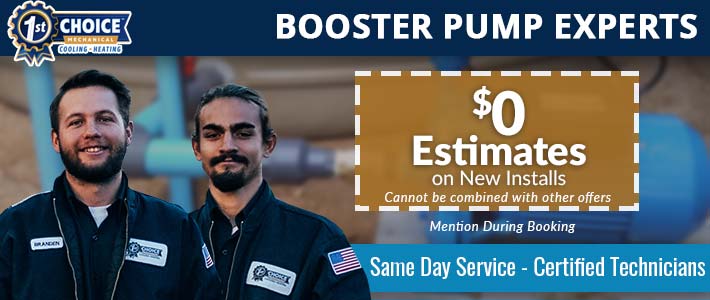 phoenix Booster Pump Repair & Install 1st Choice Mechanical
