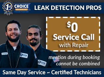 phoenix Leak Detection  1st Choice Mechanical